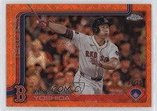 2025 Topps Chrome Logofractor Edition Orange Refractor /25 Masataka Yoshida 17uv