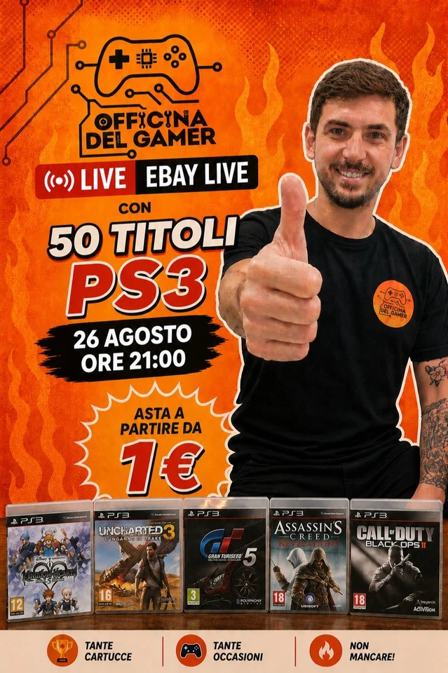 50 TITOLI PS3 A PARTIRE DA 1€