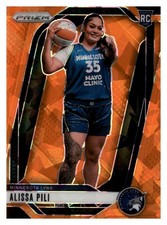 2024 Panini Prizm WNBA #150 Alissa Pili Ice Orange Prizms