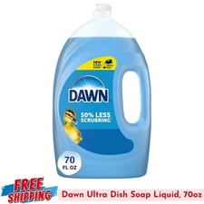 Dawn Ultra Dish Soap Dishwashing Liquid, Original Scent, 70 fl oz