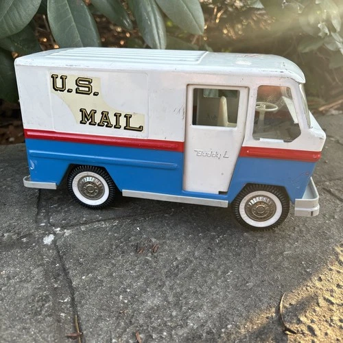 Vtg Buddy L 1960s US Postal Mail Van Truck Moline ILL Rare Suspension Tonka🔥🔥