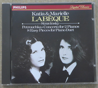 STRAVINSKY - KATIA & MARIELLE LABEQUE - PETROUCHKA - CONCERTO FOR 2 PIANOS u. a.