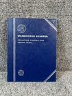 Washington Quarter Collection Whitman Album 1960+ 7 Silver Coins Lot