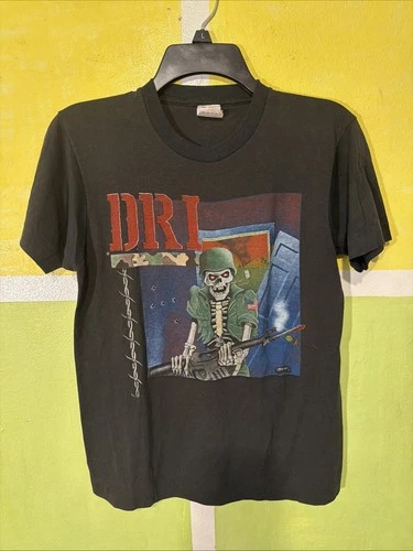 D.R.I. Dirty Rotten Imbeciles Punk Thrash Metal Tour 88 T Sh Vintage vintage concert t-shirt, vintage, single stitch, B+ condition