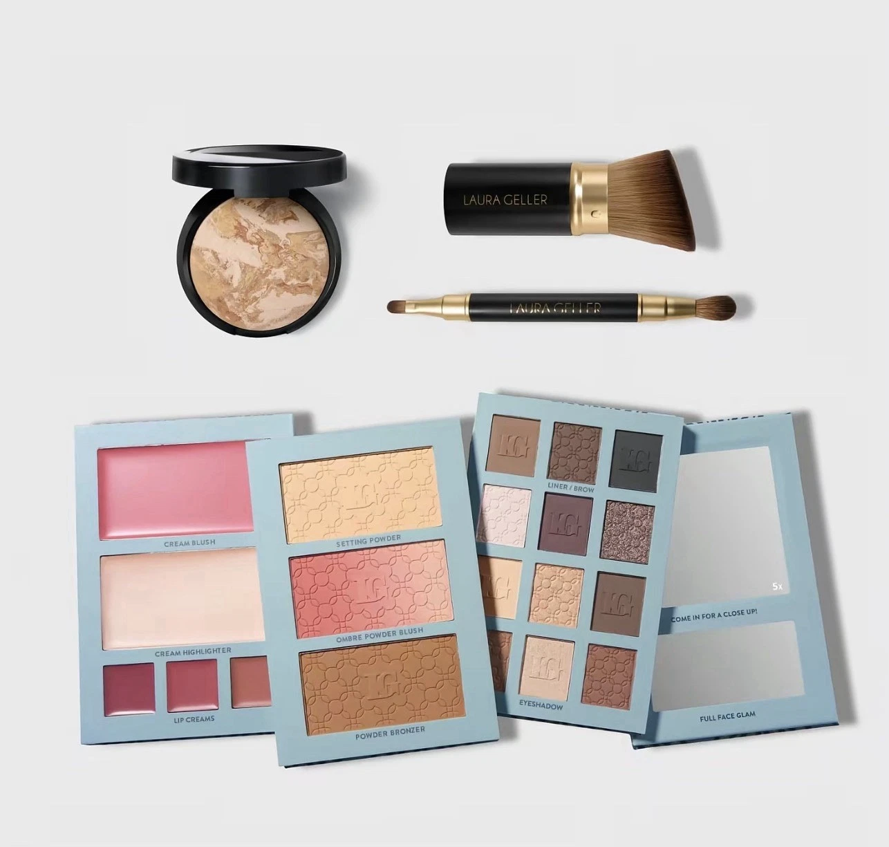 Laura Geller RSVP Yes! Full Face Kit Medium 4PC Makeup Set w/Brushes
Opens in a new window or tab