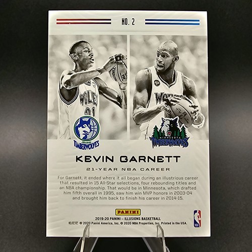 2019-20 Panini Illusions Career Lineage Kevin Garnett #2 Minnesota Timberwolves - Bild 2 von 6