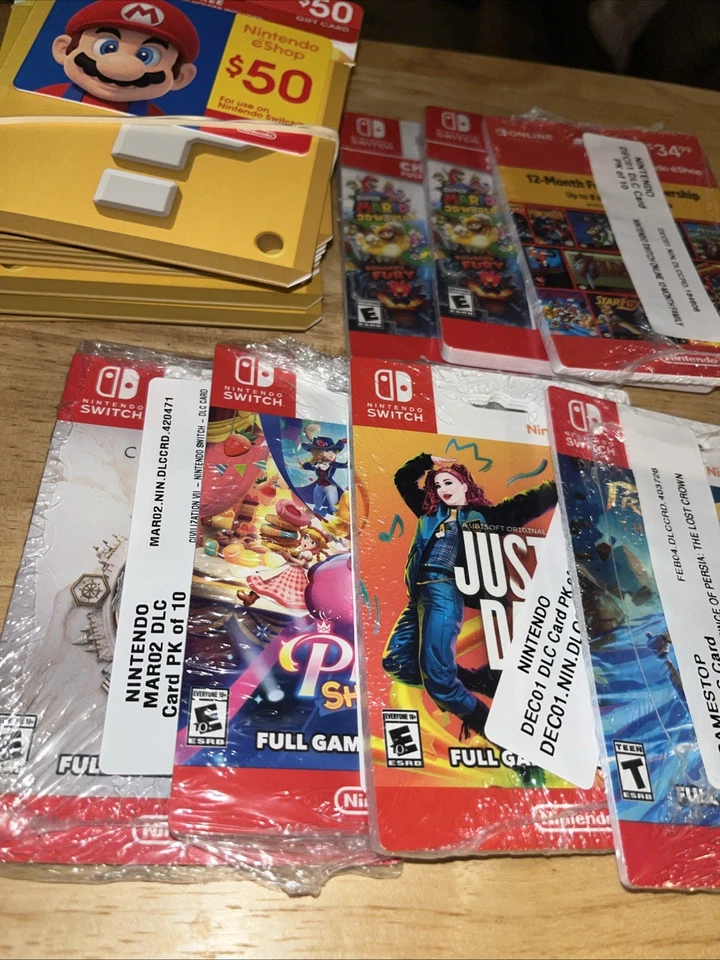 Lot Of Assorted Nintendo “For Display Only” Case Artworks Promotional Cards - Image 3 of 3