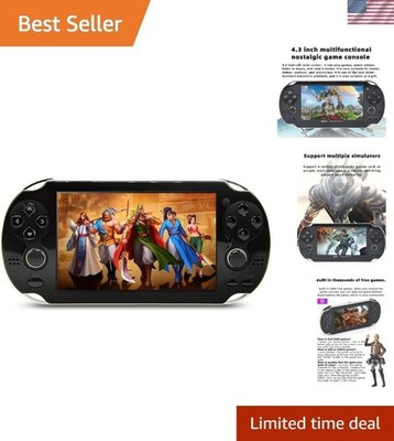 Retro Handheld Gaming Device   4.3'' Screen, 8GB, Dual Joystick