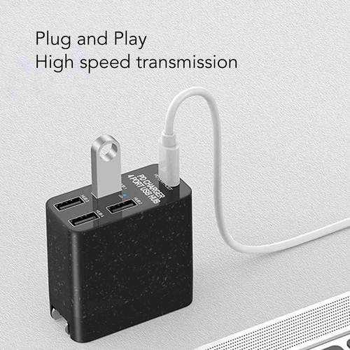 Stacja ładująca typu C PD65W 5 portów Desktop USB Ładowarka Głowica ładująca US Plu FY - Zdjęcie 22 z 24