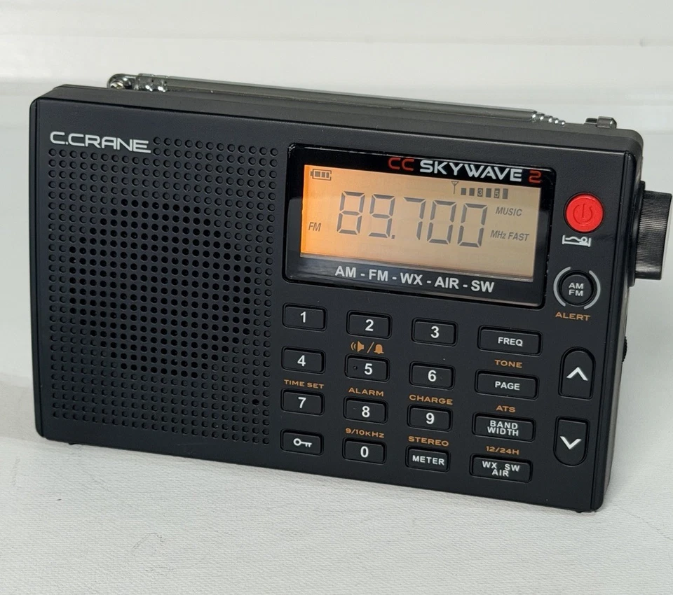 C. Crane CC Skywave 2 AM, FM, Shortwave, NOAA Weather + Alert, VHF Aviation B... - Image 4 of 4