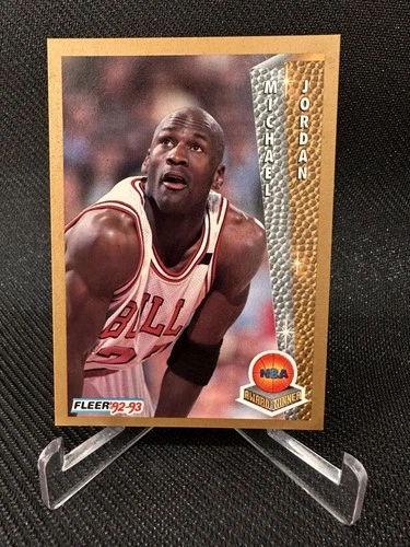 1992-93 Fleer Basketball NBA Award Winner Bulls Michael Jordan #246