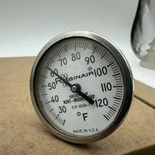 Vintage Robinair Kent Moore 10539-1  25-125 Degree F Dial Thermometer Made USA
