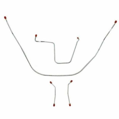 Front Brake Line Kit Fits Chevrolet Impala 1962-1964 w/ Power Brakes-BKT6202OM