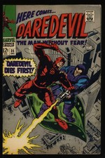 Daredevil #35 VF- 7.5 Trapster! Stan Lee! Gene Colan! Marvel 1967