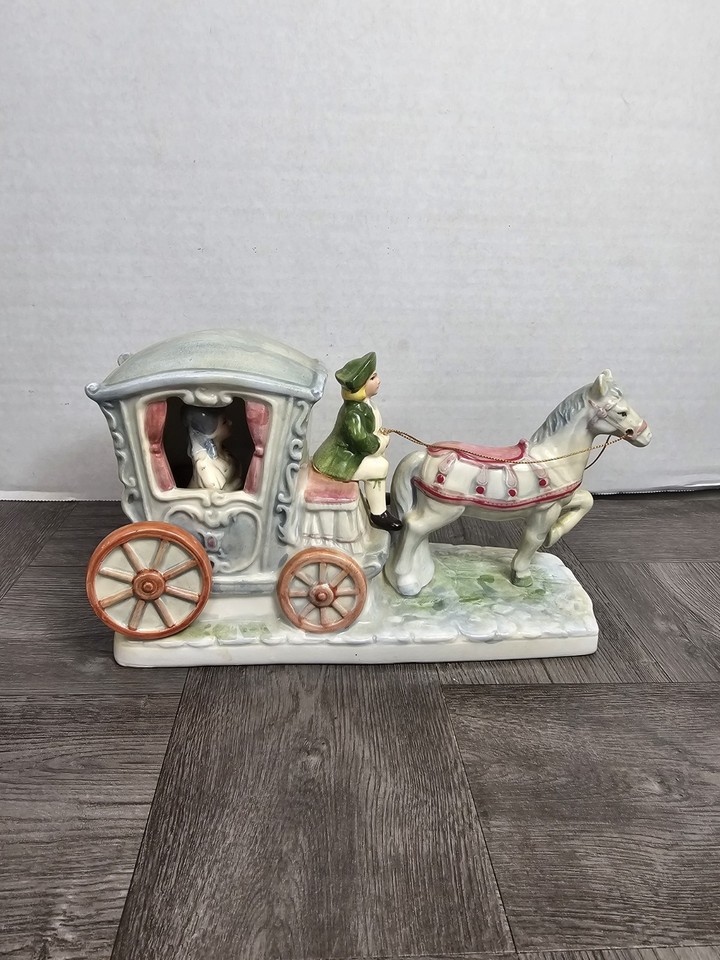 Vintage Schmid French Royalty Moving Lady "The Magic Flute" Music Box 