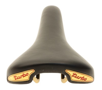 Selle Italia Turbo Special Saddle Steel Rails Original 1991 Black