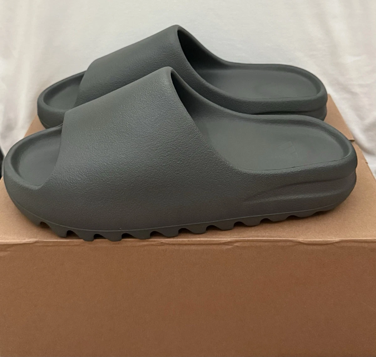 adidas Gray Slide Sandals for Men for sale | eBay display picture 3