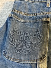 Vintage Bugle Boy Jean Co. Baggy Carpenter Jeans Mens 34x34 Wide Leg 90s Y2K