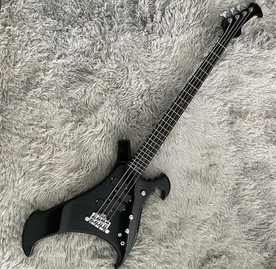 New 4-strings Warwick Buzzard Bass Guitar Black SSSS Pickups Number Inlay