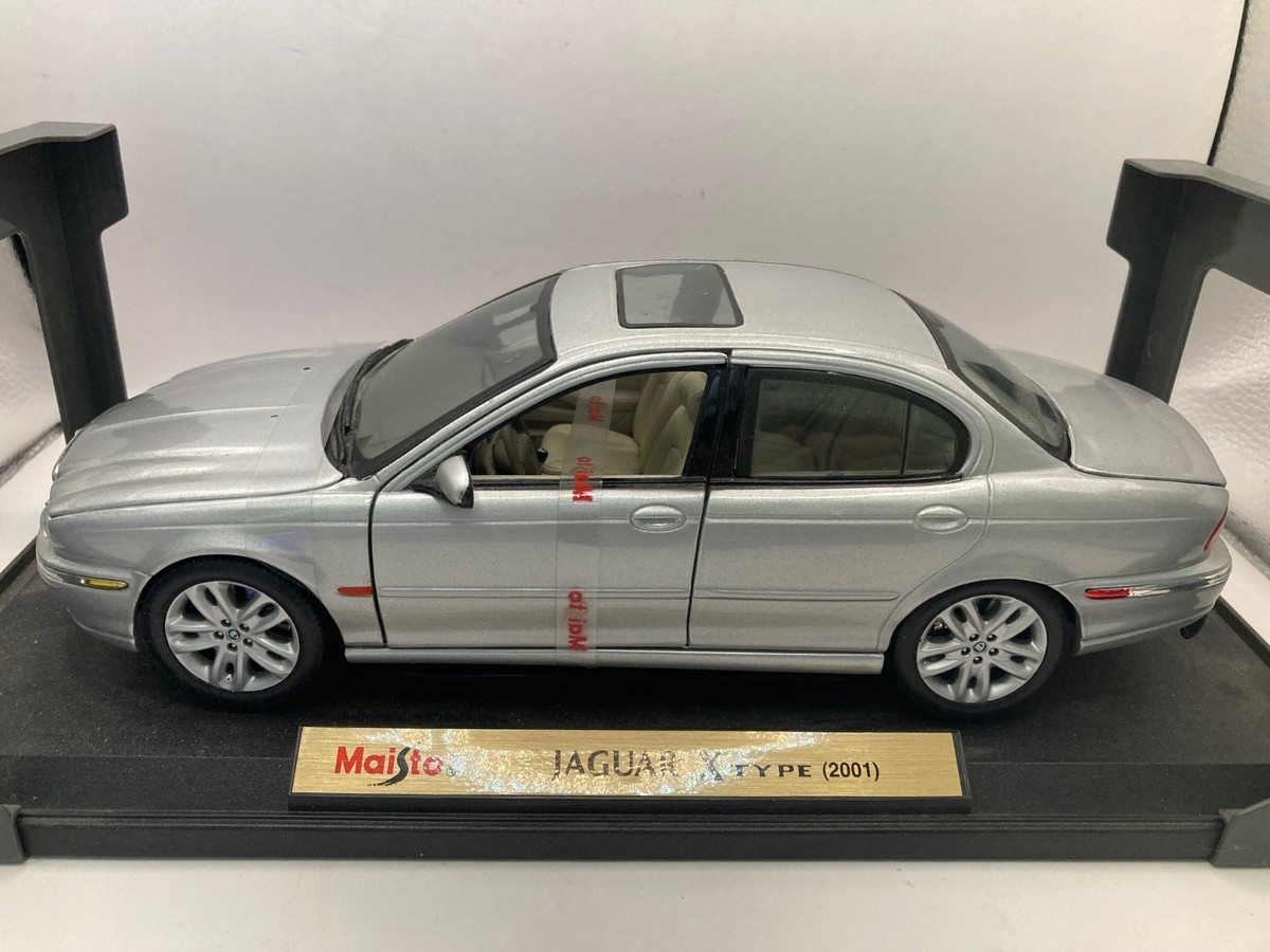 1/18 Scale Maisto Special Edition Jaguar X-type Silver (Read) | eBay