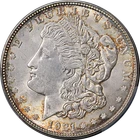 1921-D Morgan Silver Dollar PCGS MS64 Great Eye Appeal Nice Strike