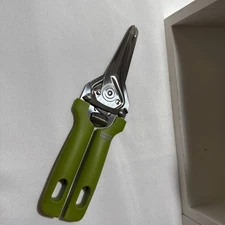 Kuhn Rikon Made In Switzerland Stainless Shears Scissors Green