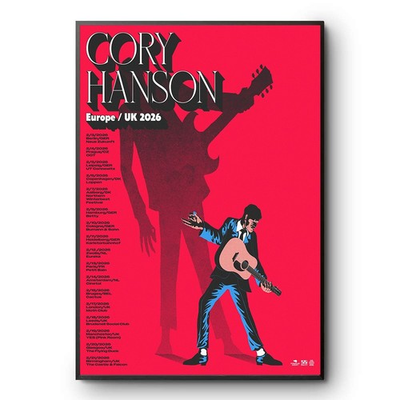 #ad #ad Cory Hanson Europe UK Tour 2026 Poster Psychedelic Rock Music Concert Wall Art $17.55