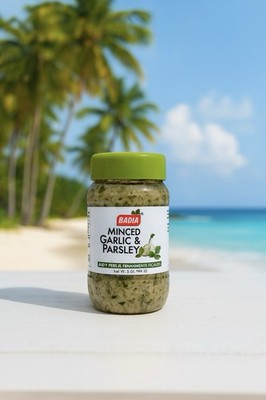 Badia Minced Garlic And Parsley (Ajo Y Perejil Finamente Picados) (8 Oz)
