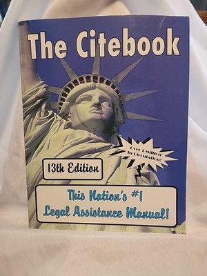 Citebook  Legal Assistance Manual  1997 13th Ed by Darwin Tony