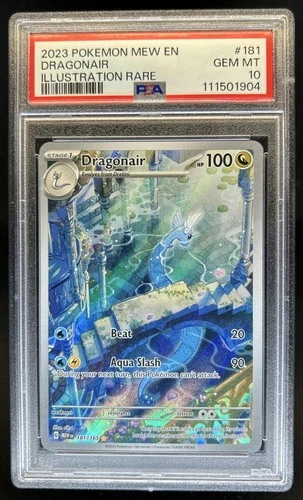 2023 Pokemon SV 151 Dragonair Illustration Rare #181/165 PSA 10 GEM MINT