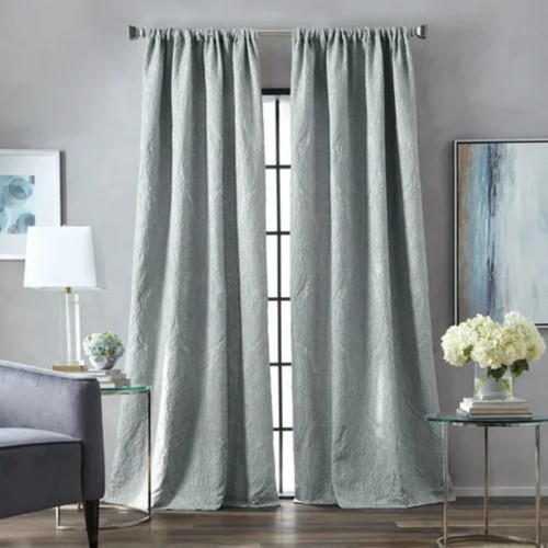 Martha Stewart Collection Milan Pole Top Curtain Panels - Size 50" x 95"