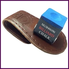 Professional Pool Billiards Accessories Leather Magnetic Billiard Chalk