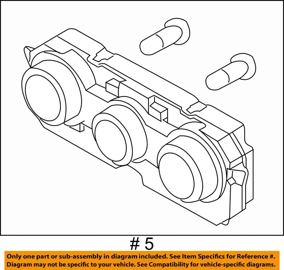 Climate Temperature Control With AC Electric Fits 08-10 MAZDA 5 1852625 Foto 4 de 4