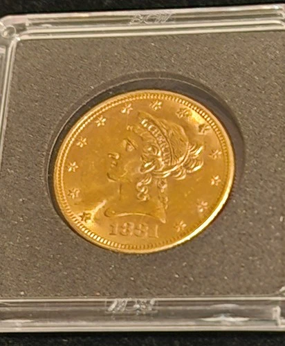 1881-S $10 Gold Liberty Head - STUNNING