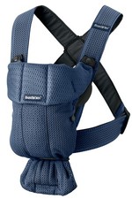 BabyBjörn Babytrage Mini, 3D-Netzstoff, Marineblau