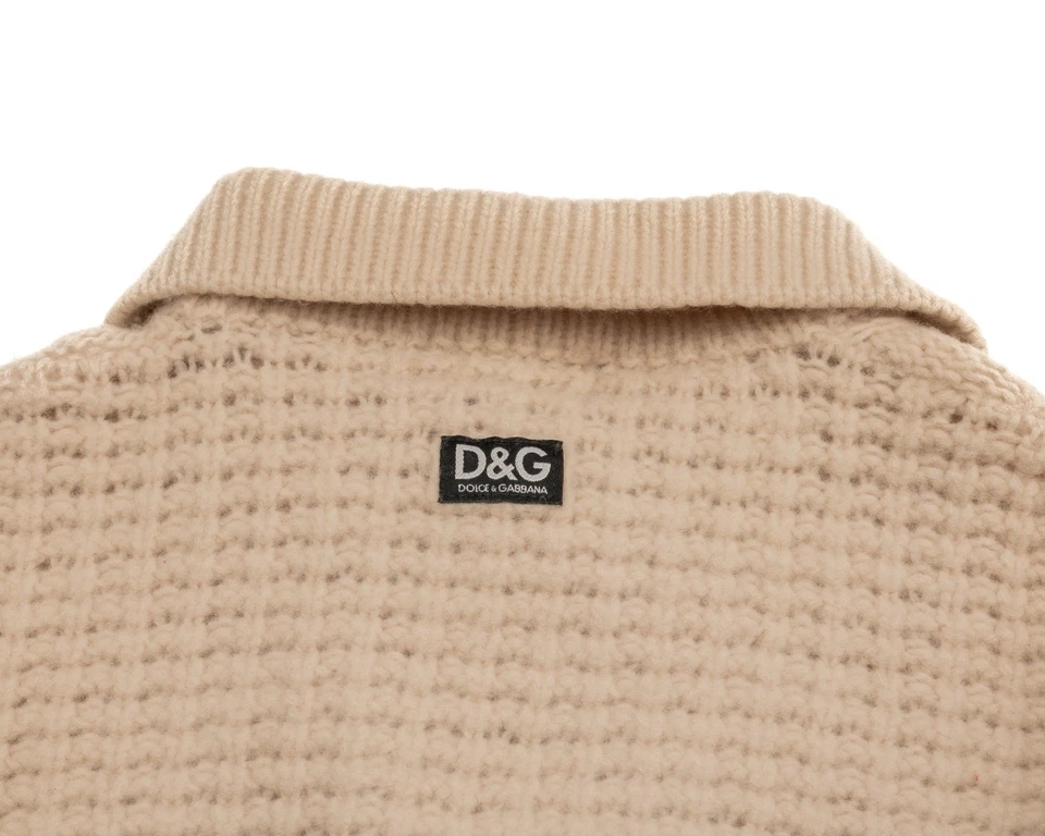 DOLCE & GABBANA Vintage Knitted Cropped Jumper - Image 4 of 4