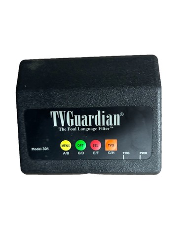 TV Guardian Foul Language Filter Model 301 DVD VHS Compatible H3