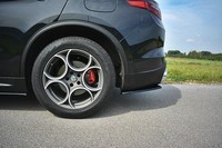 Maxton Design Diffusor Flaps Passend FüR Alfa Romeo Stelvio Mk1 Schwarz Hochglan