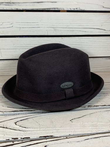 Men's Kangol Lite Felt Hiro Trilby Medium Burgundy