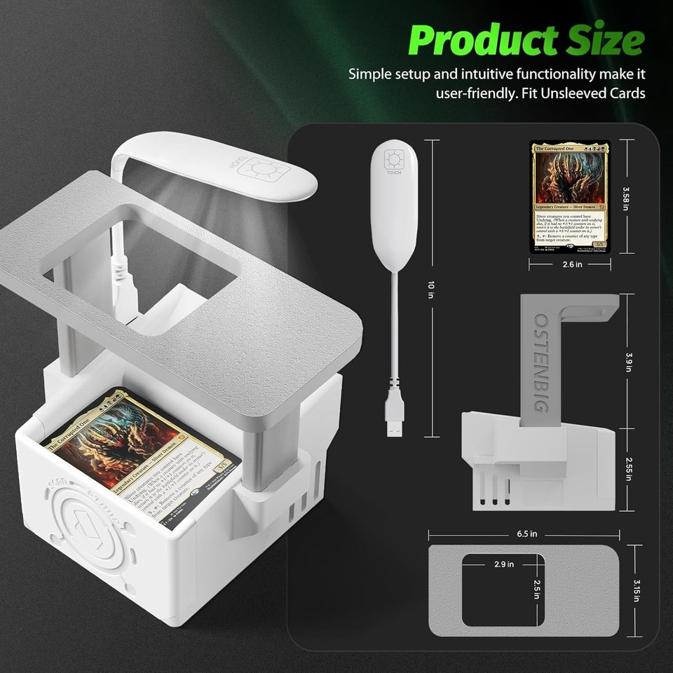Card Scanner Pro for Trading Cards – MTG & TCG Card Scanner Stand with ...