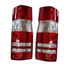 Pair Tail Lights Compatible With Sprinter 2007-2017 Rear Brake Lamp Wo Bulbs