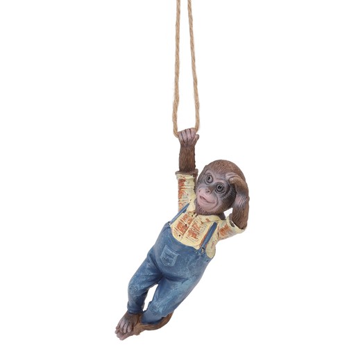 Garden Monkey Statues Cute Simulation Resin Hanging Monkey Garden Ornament Fo - Picture 5 of 22