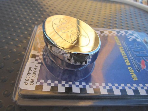 Honda & Acura Models Radiator Water Cap COVER Polished Aluminum With APC Logo - Picture 11 of 11
