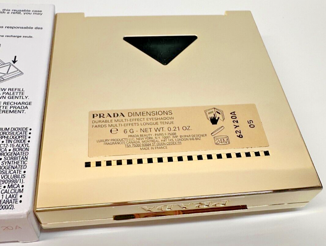 PRADA Dimensions 05 PURE Multi Effect Eyeshadow Palette .21 Oz NIB