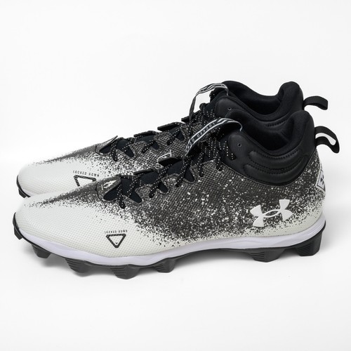 Under Armour Spotlight Franchise RM 2.0 Football Cleats 3025083-001 - Men Sz 16 - Picture 7 of 16
