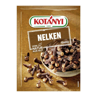 Kotanyi Nelken ganz getrocknet scharf aromatisch bitter süß 14g
