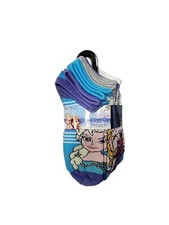 NEW/NWT 8 PAIR Frozen No Show Socks Girls Size 4-10 Disney Clothing Elsa Olaf