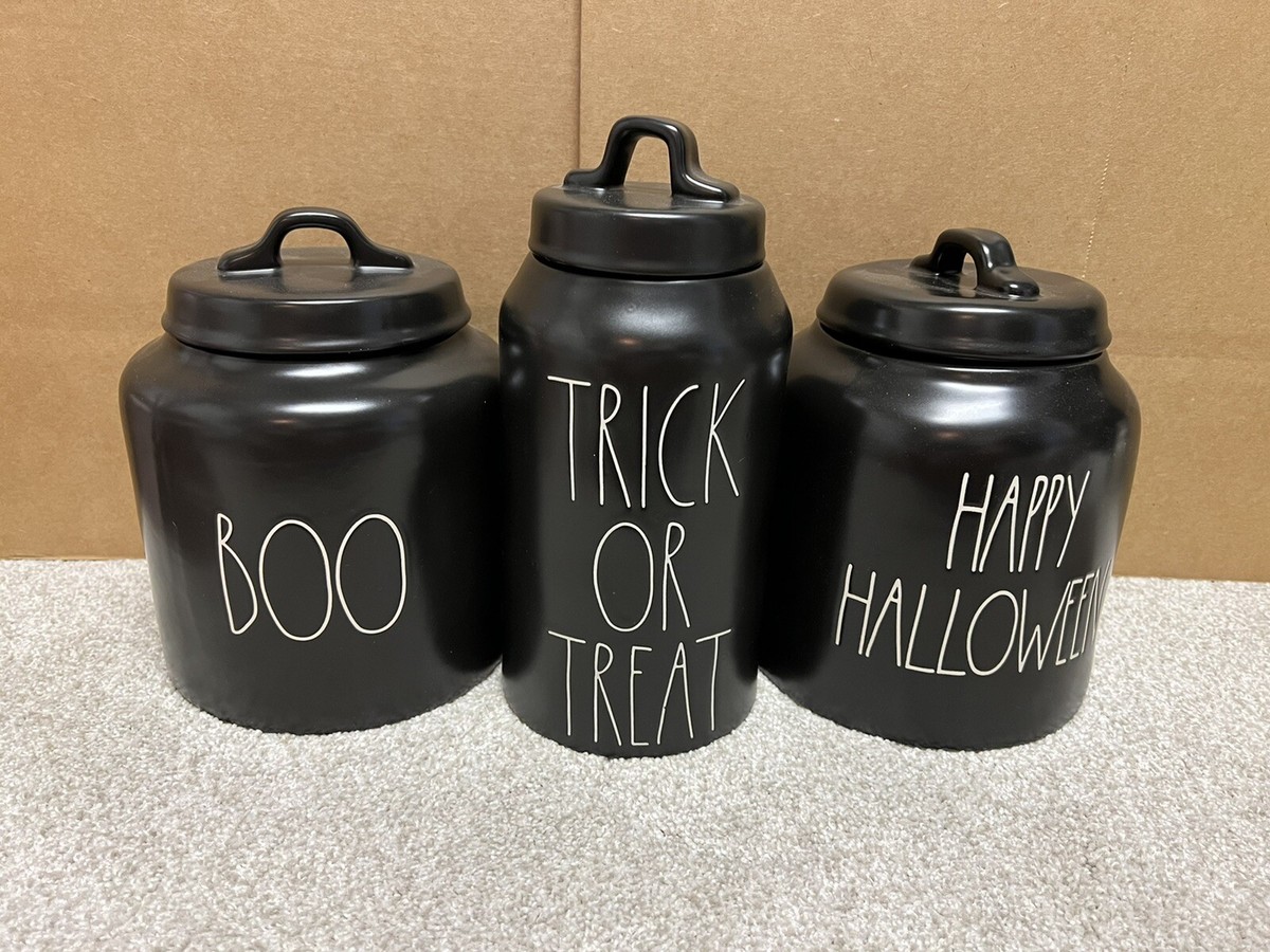 Rae Dunn レイダン　カトラリーセット　黒　新品　アメリカ雑貨　レア物 Rae Dunn Halloween Canister set | eBay