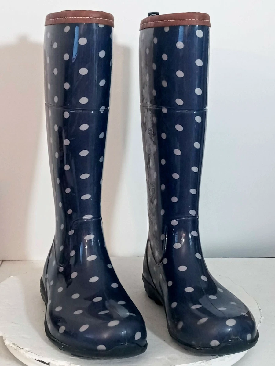 Polka dot rain boots best sale womens