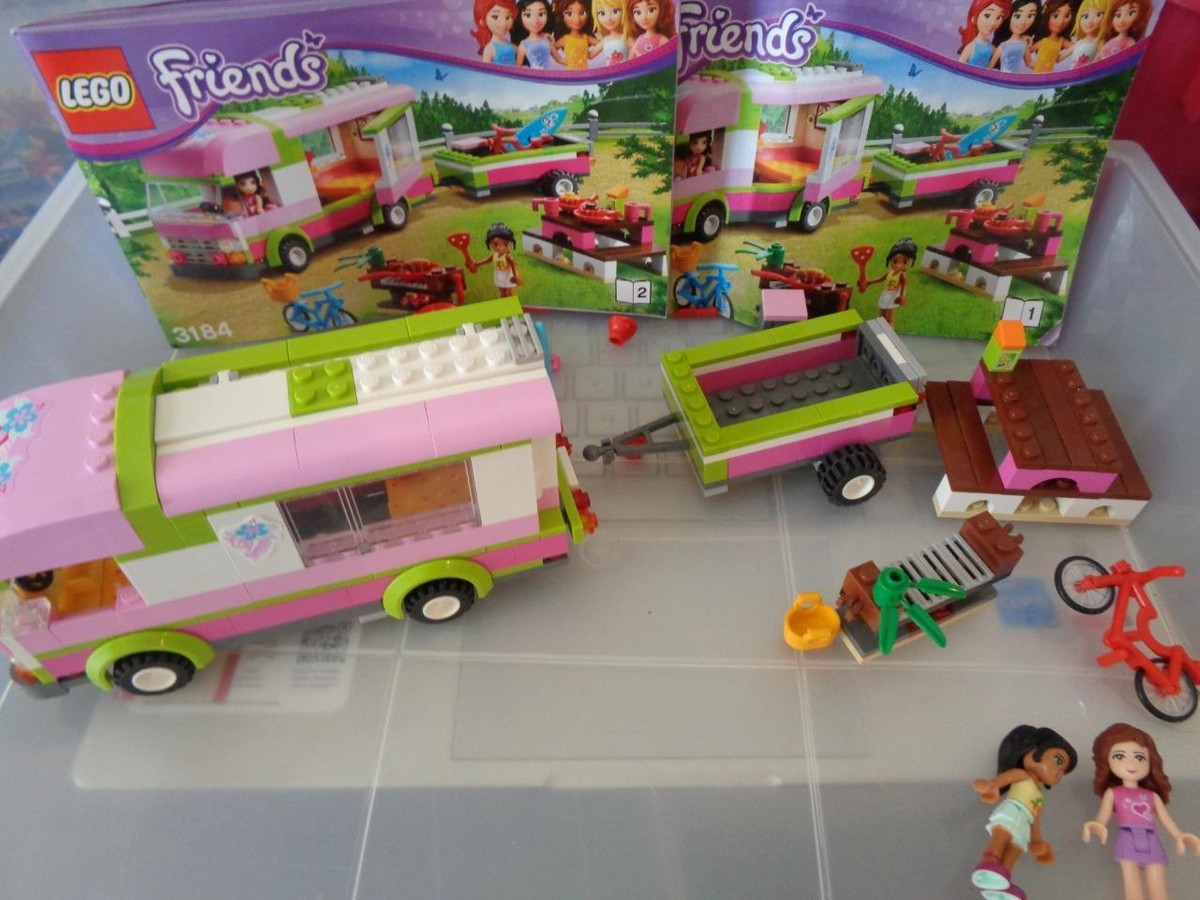 Lego 3184 Friends Adventure Camper Set & 2 Mini-figures | eBay
